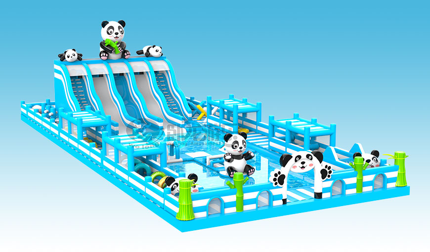 萌趣来袭!郑州卧龙“熊猫戏水”点亮儿童欢乐时光