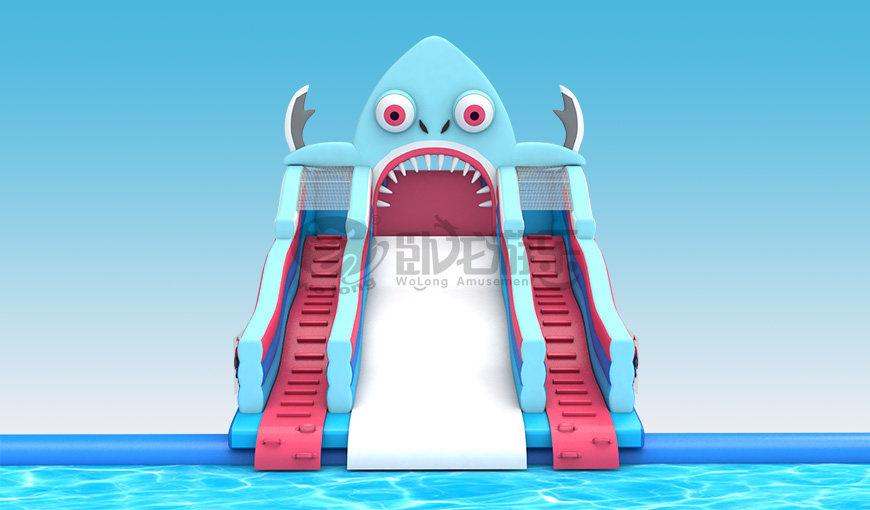 鲨鱼水滑梯:打造清凉夏日的吸睛利器