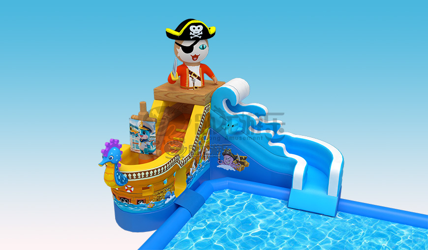 海盗船水滑梯,夏季戏水乐园选它没错的