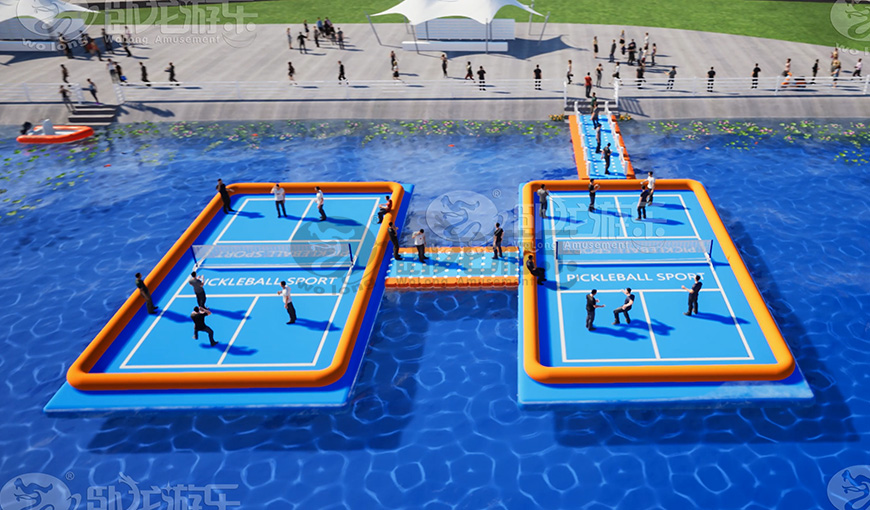 水上匹克球场,把热门运动项目开在水面上